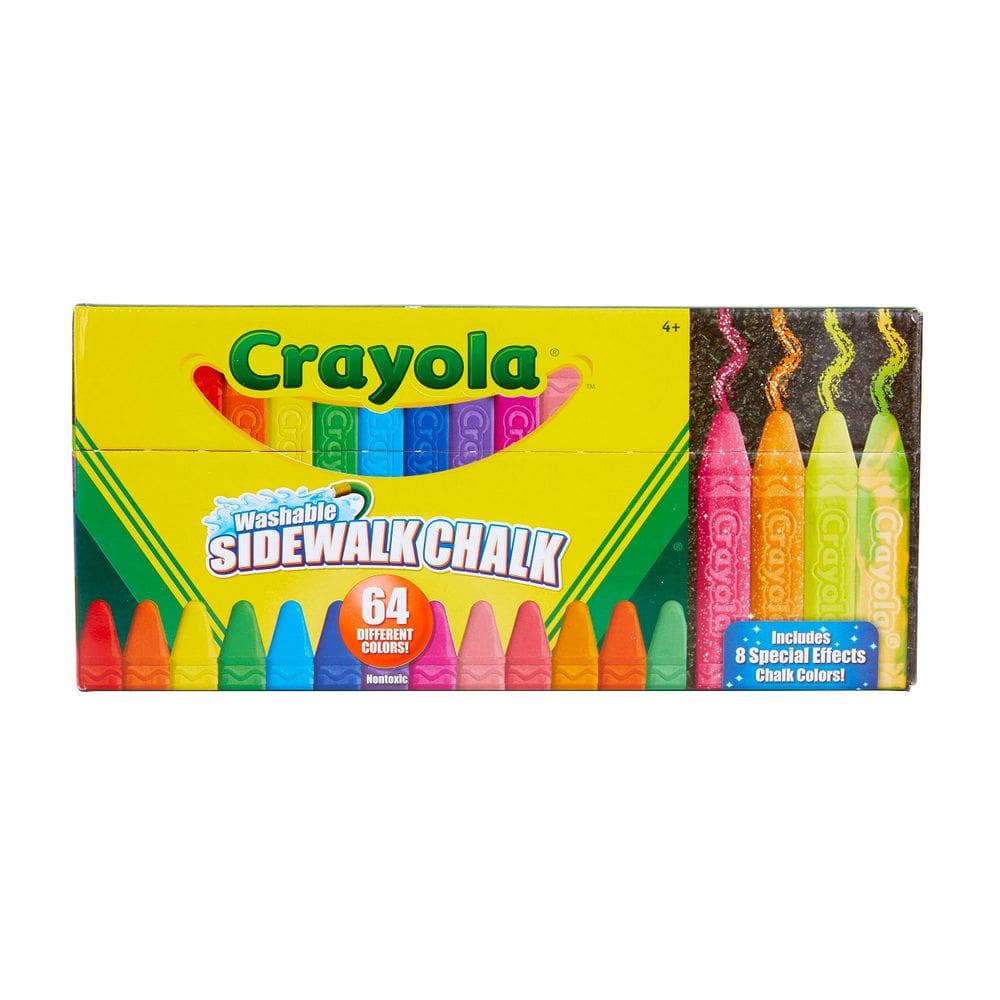 Coleção Chalk Crayola Ultimate, lavável de 64 quilates para crianças