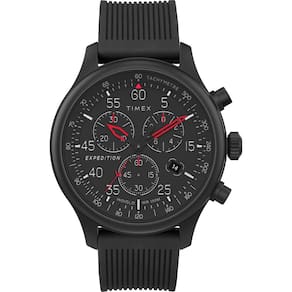 Relógio masculino Timex Expedition Field Chrono 43 mm preto