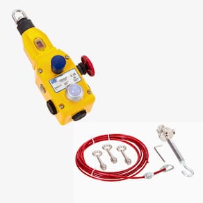Kit Chave de Emergência LED CEC-ML31AE26 3NF+1NA + Cabo de Aço 5m K5G