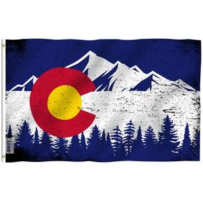 Bandeira Anley Fly Breeze Colorado State Mountain 90x150cm