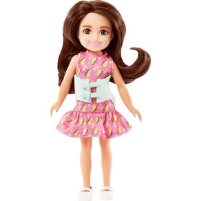 Boneca Barbie Chelsea com cinta para escoliose e curvatura da coluna