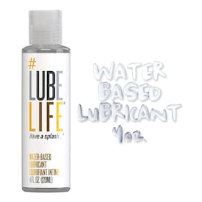 Lubrificante pessoal Lube Life à base de água para homens, mulheres e casais