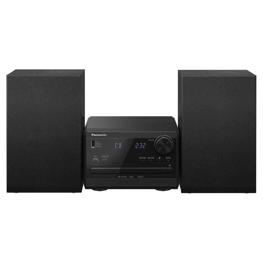 Sistema Estéreo Compacto Panasonic SC-PM270PP-K 20W - Preto