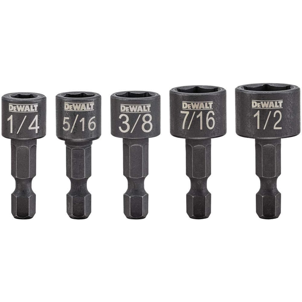 Conjunto de drivers de nozes DEWALT DWAIND-5 Compact de 5 peças