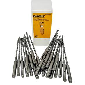(pacote com 25) Brocas de martelo rotativo DEWALT DWAF5403B25 DWAF5403