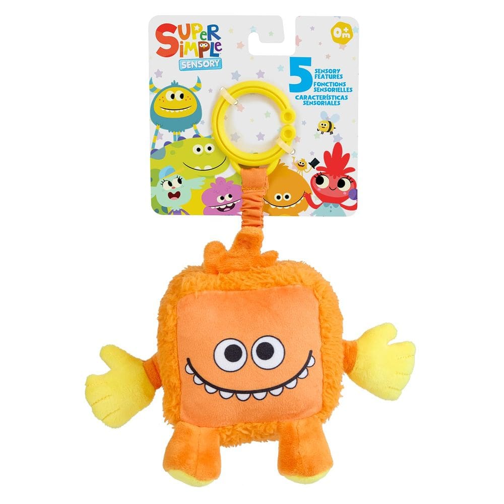 Sensory Plush Monsters WowWee Super Simple Dewey Orange