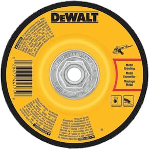 Rebolo DEWALT de metal de alto desempenho 6x1/4x5/8in