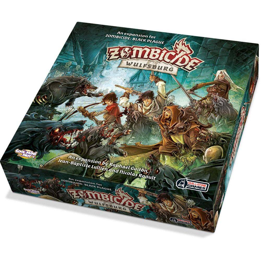 Expansão do jogo de tabuleiro Zombicide Black Plague Wulfsburg