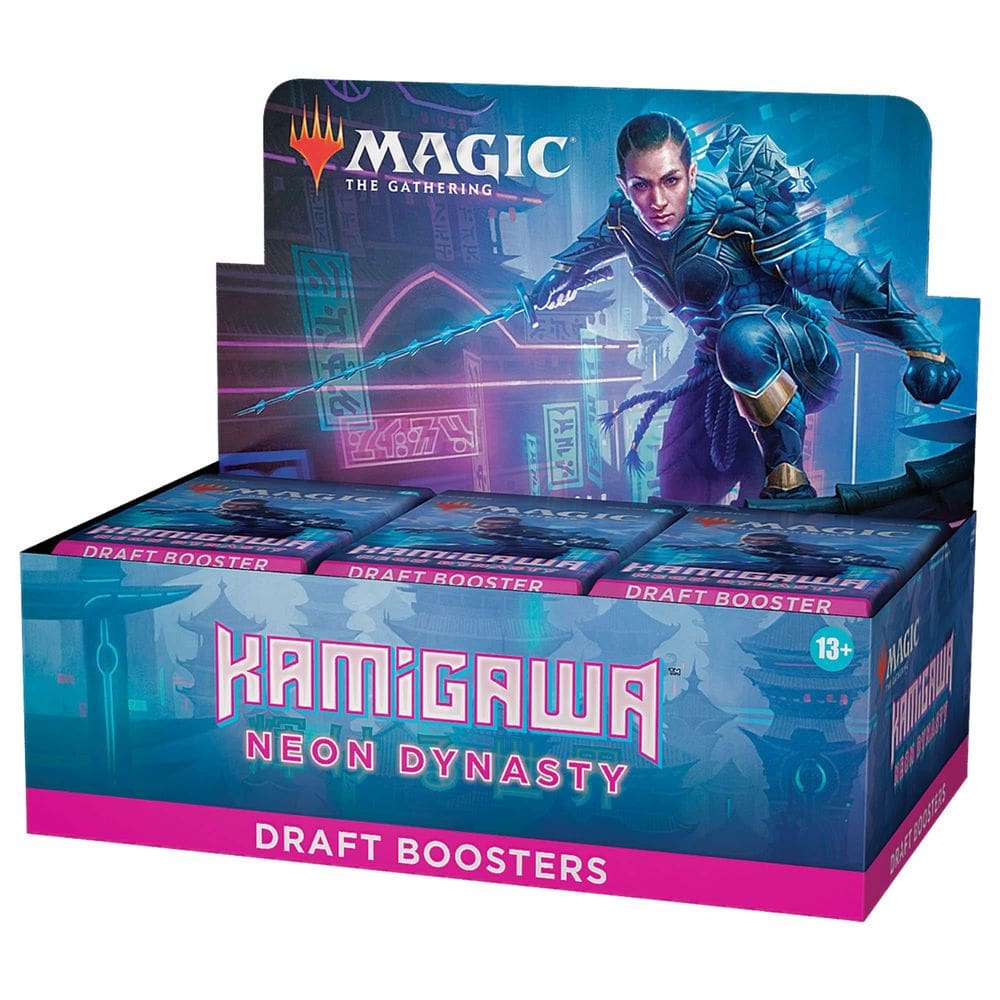 Draft Booster Box Magic The Gathering Kamigawa Neon Dynasty