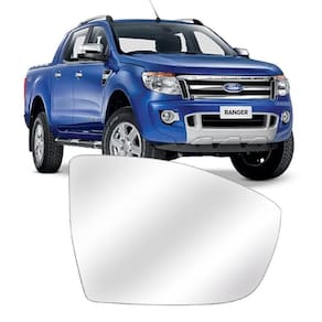 Lente Retrovisor Com Base Ranger 2013 Ate 2017 Lado Esquerdo