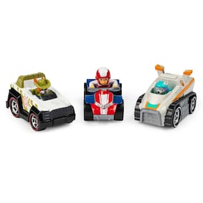 Veículos fundidos colecionáveis Paw Patrol True Metal x3