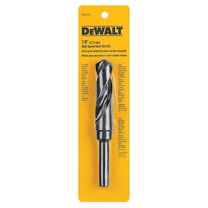 Broca DEWALT Black Oxide com haste reduzida de 7/8 polegadas a 1/2 polegadas
