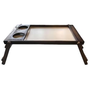 Bandeja De Cama Com Suporte Para Copos - Rustica Brasileira