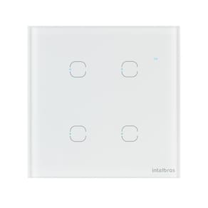 Interruptor SMART WI-FI Touch 4 Teclas EWS 1004 Branco 4850029