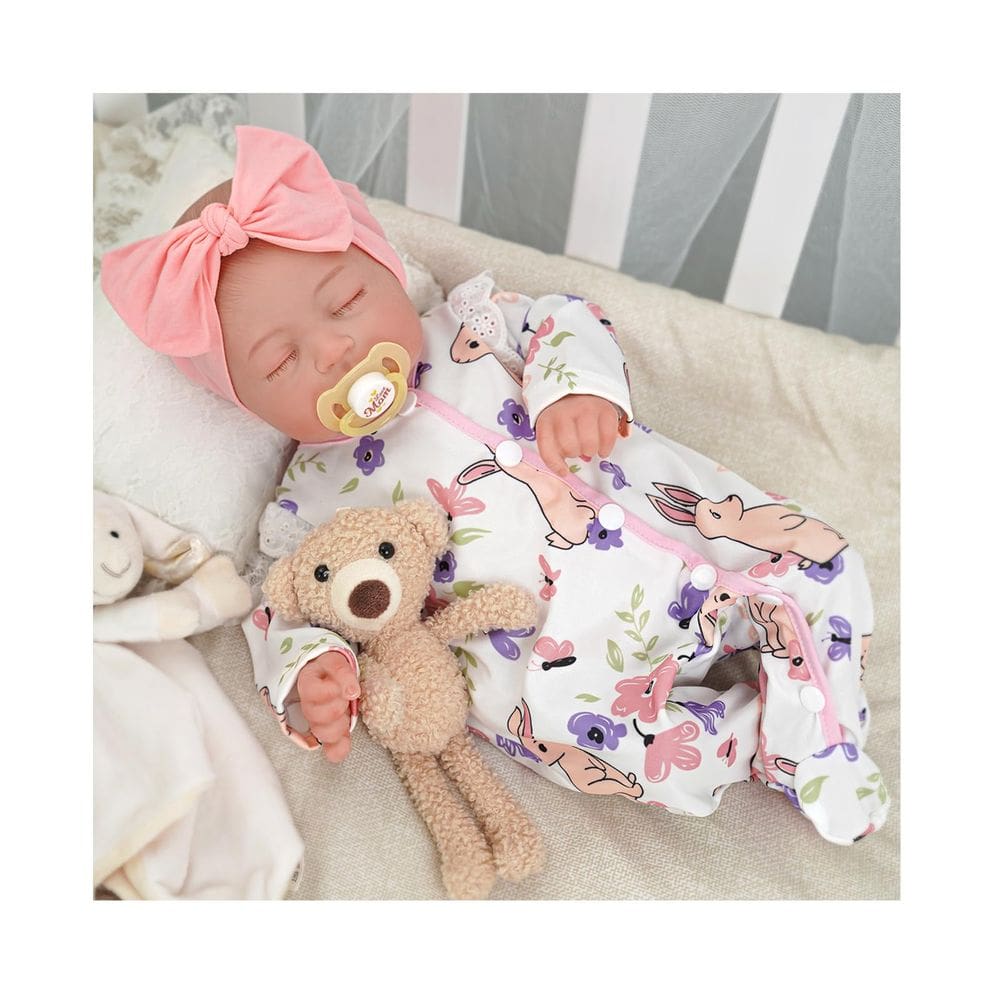 Boneca Reborn BABESIDE Connie 50cm com acessórios completos