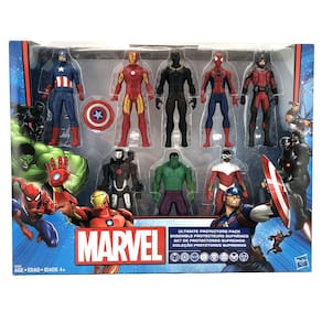 Bonecos de ação Marvel Avengers Homem de Ferro Hulk Black Panther