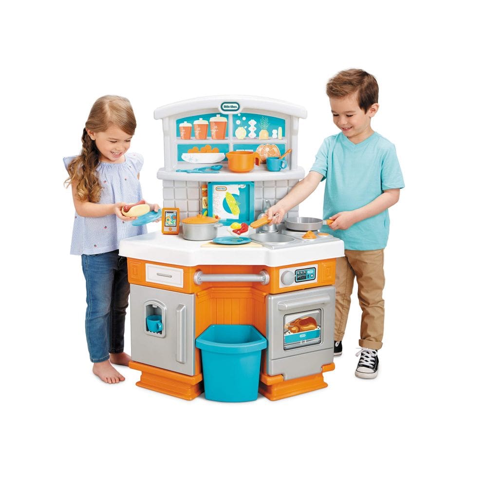 Kitchen Little Tikes Home Grown com sons reais de culinária