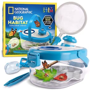 Kit de captura de insetos National Geographic Kids com lupa e guia