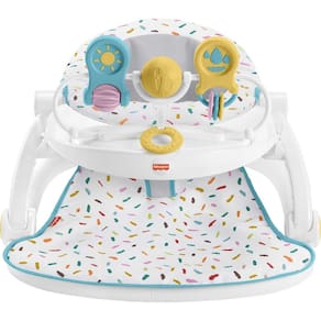 Cadeira de bebê portátil Fisher-Price Deluxe Sit-Me-Up com bandeja