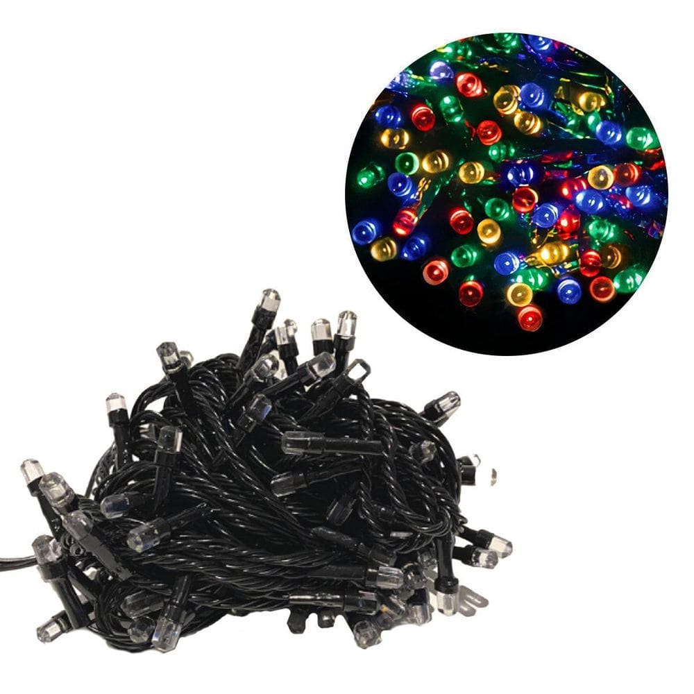 Pisca Pisca Cordão 100 Lâmpadas Super Led 10 Metros Preto