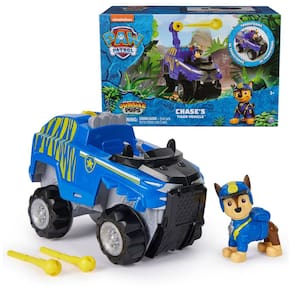 Caminhão de brinquedo Paw Patrol Jungle Pups Chase Tiger com Figura 3+