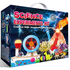 Kit científico UNGLINGA 260+ Experiments para crianças com conjunto de química