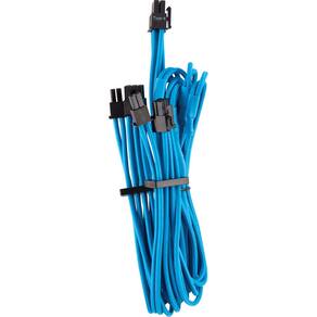 Cabo Corsair Premium com capa individual PCIe azul