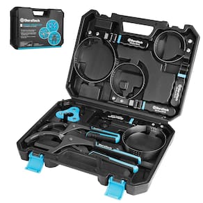 Conjunto de chaves giratórias para filtro de óleo DURATECH 8 peças 70-132 mm