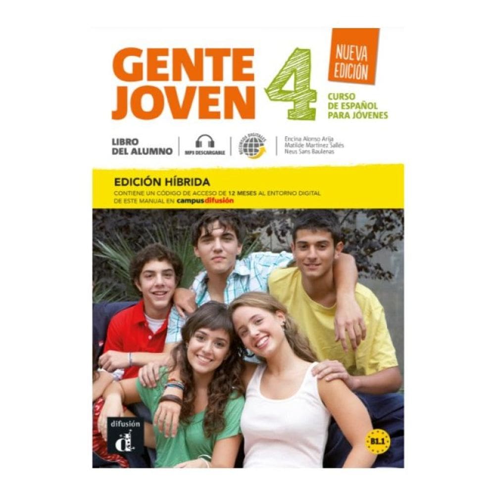 Gente Joven 4 - Libro Del Alumno - Edición Híbrida - Nueva Edición