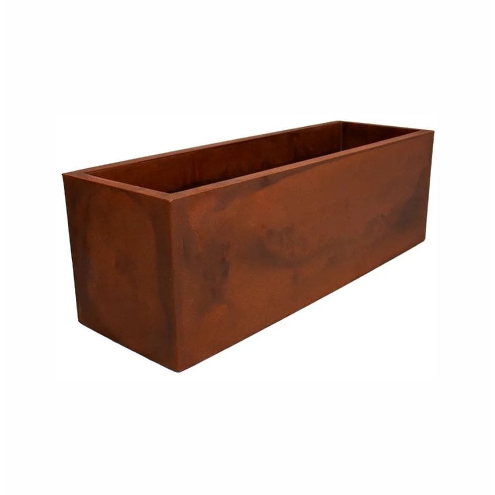 Vaso Floreira Jardineira Flat Polietileno 57x15x15cm Japi