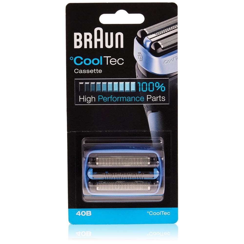Folhas e cortadores de reposição Braun 40B CoolTec Shaver Series