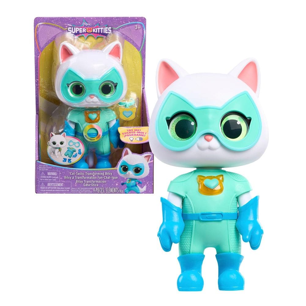 Boneco de brinquedo Just Play Disney Junior SuperKitties Cat-Tastic