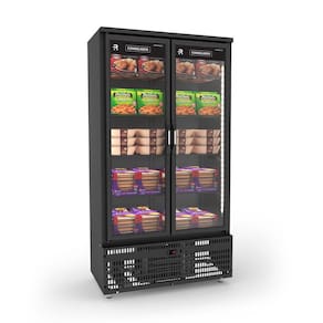 Auto Serviço Vanguard Congelados 2 Portas Aquecidas -18 ºc Asvcg2ppp Preto/preto 220v - Refrimate