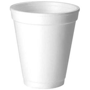 Copo Térmico Descartável Em Isopor 180Ml- 100Unidades