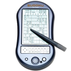 Jogo Portátil Sudoku Eletrônico Bits and Pieces Deluxe - Cinza