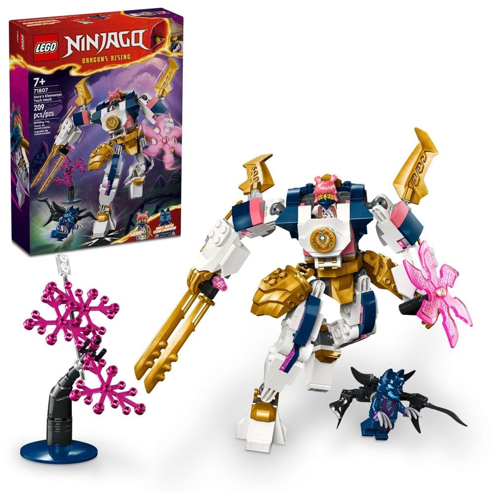 Brinquedo LEGO NINJAGO Sora Elemental Tech Mech Mini Ninja há mais de 7 anos