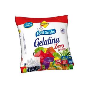 Gelatina Zero Açúcar Framboesa Lowçucar 200G Food Service.