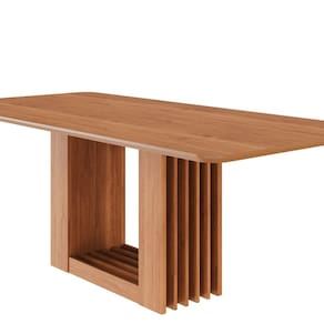 Mesa para Sala de Jantar Ariela 210 Cm sem Vidro Cinamomo