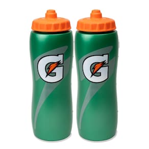 Garrafa para esportes aquáticos Gatorade Squeeze 960 ml, pacote com 2