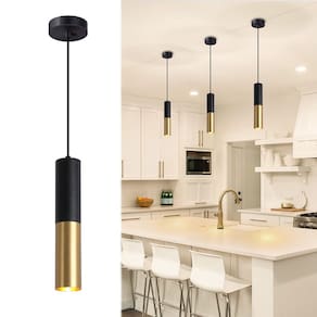 Luminária pendente Omgone Modern Black Gold 1-Light