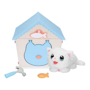 Brinquedo de pelúcia interativo Kitten Little Live Pets My Kitty`s Home