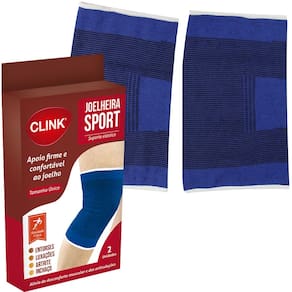 Joelheira sport Poliéster 24x14 cm  ck1485 Clink
