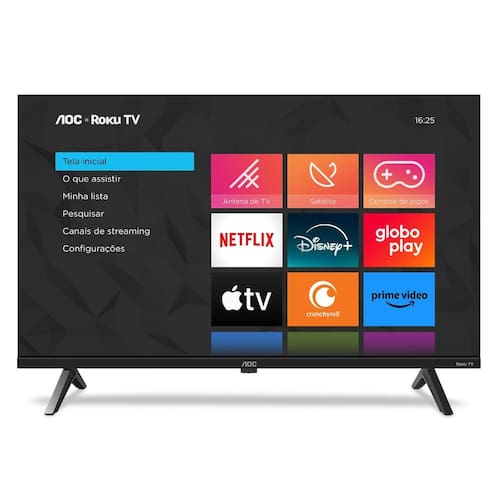 imagem-Smart TV 40 AOC  Roku Dled HD 40S5045/78