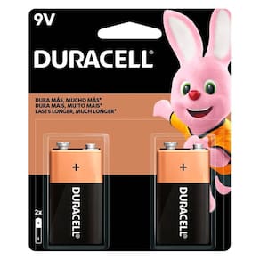 Bateria Alcalina Duracell 9V 2 Unidades