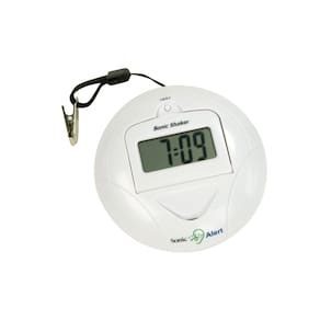 Despertador Sonic Alert Digital Travel Heavy Sleeper White
