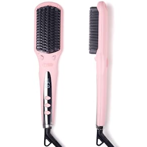 Escova de alisamento de cabelo TYMO Ionic Straightening Comb Pink