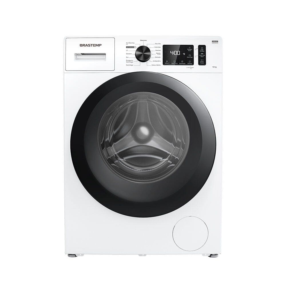 Lavadora Brastemp 10 kg Smart Sensor, Tira Manchas Pro Motor Inverter - BNF10AB