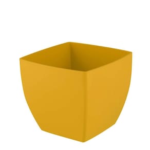 Vaso Cachepot Siena 20x18cm Caixa Com 8 Unidades Ocre Vintage