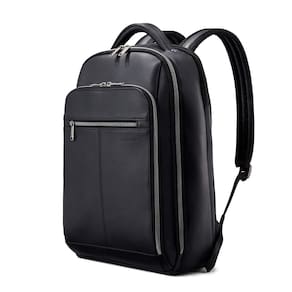 Mochila Samsonite Classic Leather preta para laptop de 15,6"