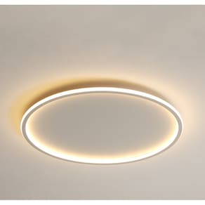 Plafon Belly Led Moderno 60Cm Branco 52W Redondo 3000K